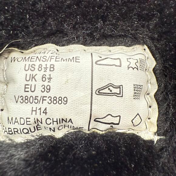 Lands End Winter Snow Boots 8.5 Sophia Brown Leather Faux Fur Lined Tall Zip Up - Picture 13 of 13